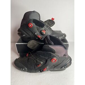 Sidi Motorcycle Riding Boots Black Red Racing Sport Touring Mens Size 10.5‎